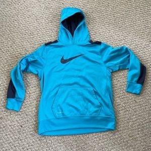 Nike Therma-fit hoodie - Youth XL - Turquoise blue